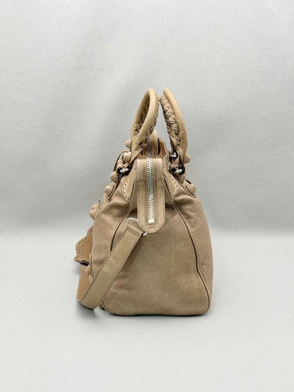 BALENCIAGA Motorcross Beige Top Handle