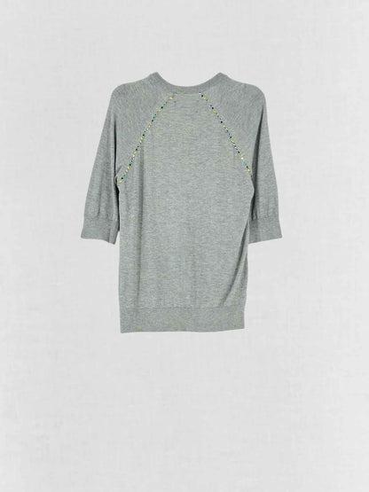 ZADIG & VOLTAIRE DELUXE Grey Size Small Sweater