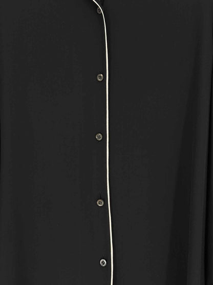 PRADA Black w/ White Trimmings Size US 8 Shirt