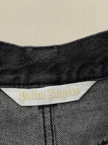PALM ANGEL Wide Leg Black Pocket Size 26 Jeans