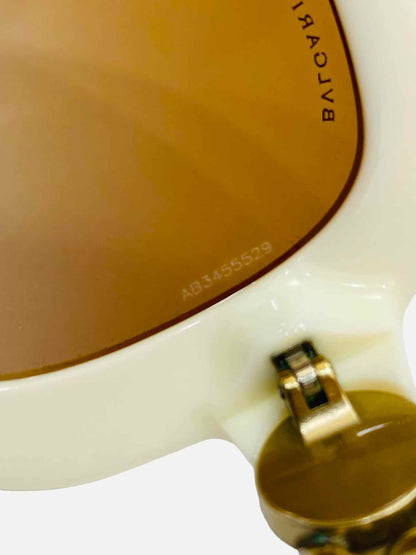 BVLGARI Off-white Sunglasses