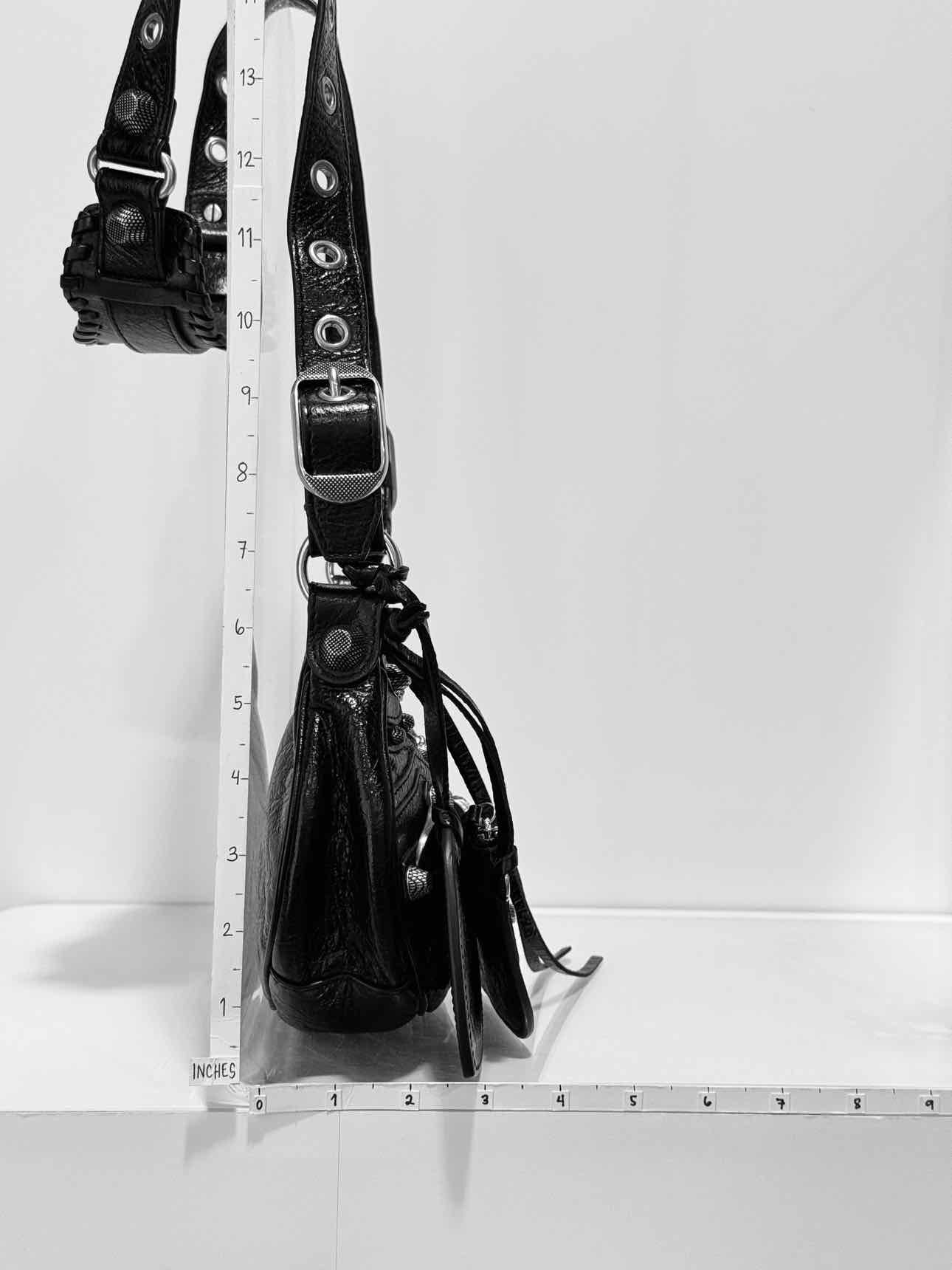 BALENCIAGA Le Cagole Black Shoulder Bag