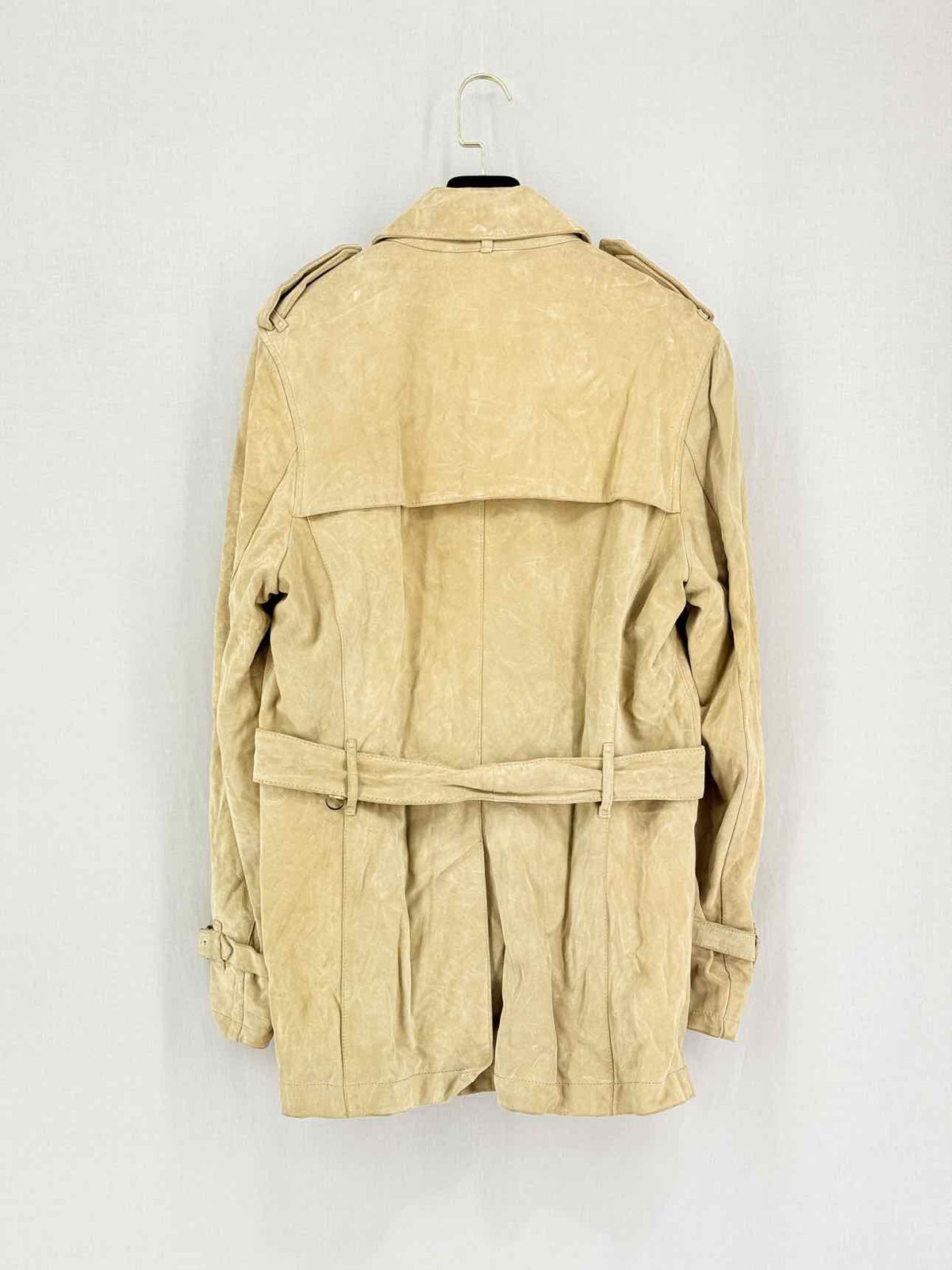 LOVE MOSCHINO Double Breasted Beige Size US 34 Coat