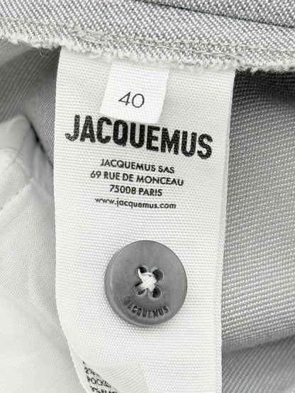 JACQUEMUS Curzio Light Grey Size US 8 Pants