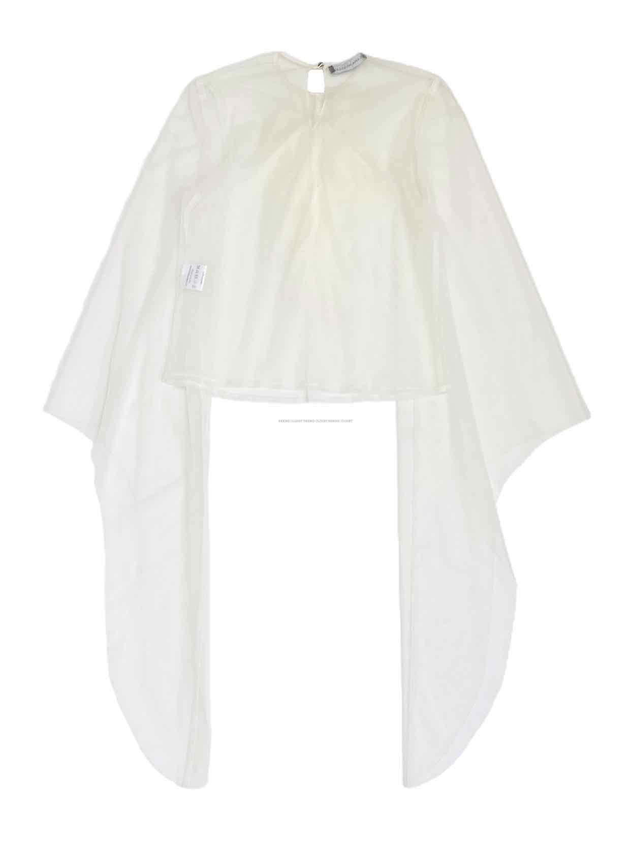 LANA MUELLER White & Blue Size Small Top & Skirt Outfit