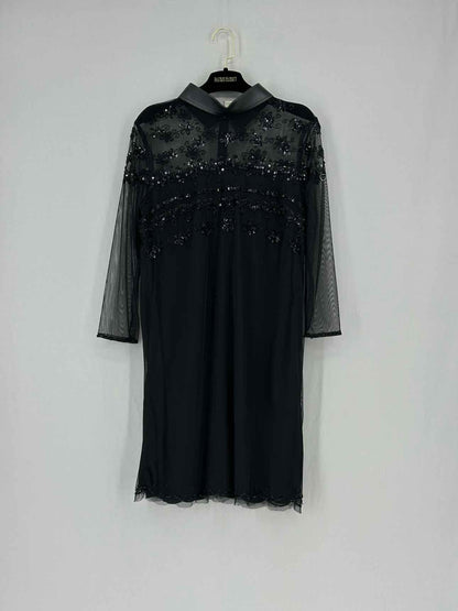 TWIN-SET Black Size Medium Short Dress