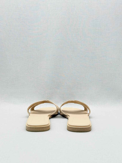 HERMES ORAN Beige Mastic Size EU 39 Sandals