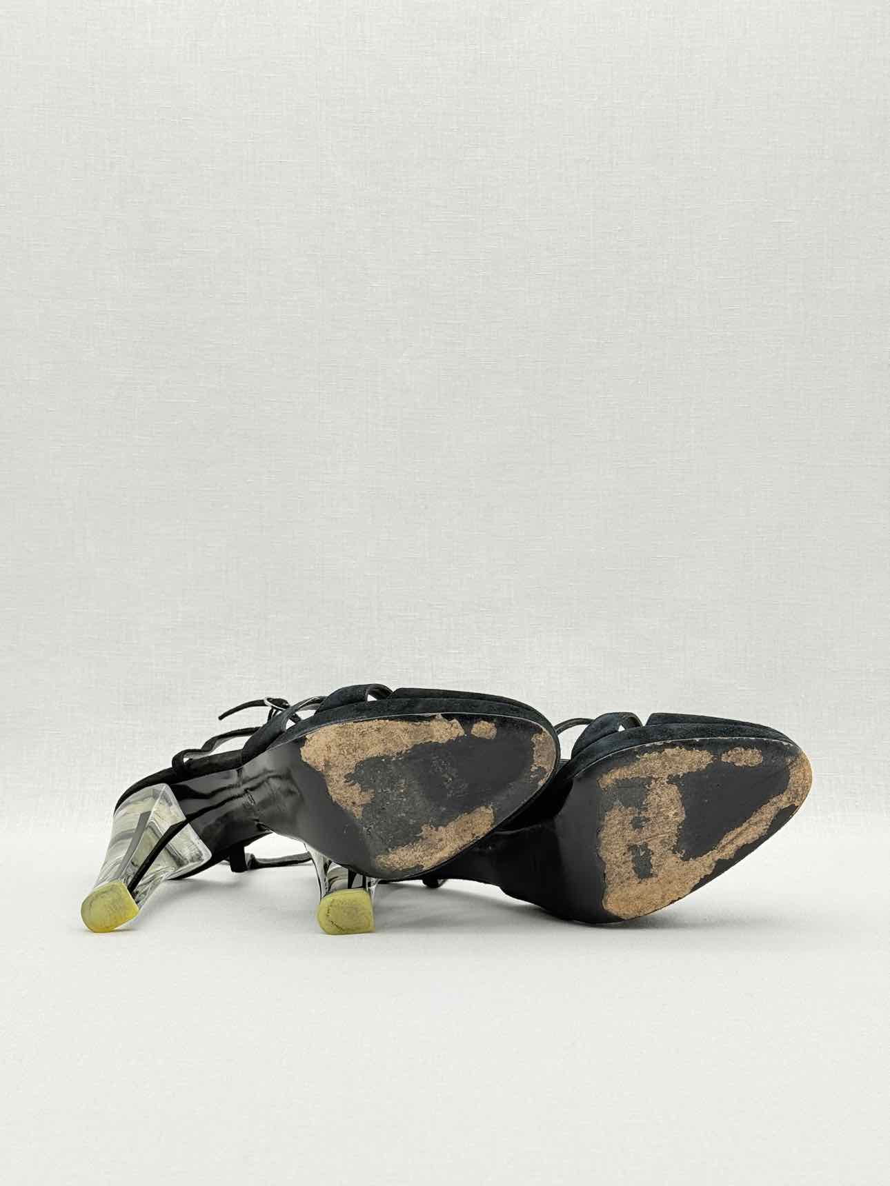 NINA RICCI Black Size EU 39 Heeled Sandals