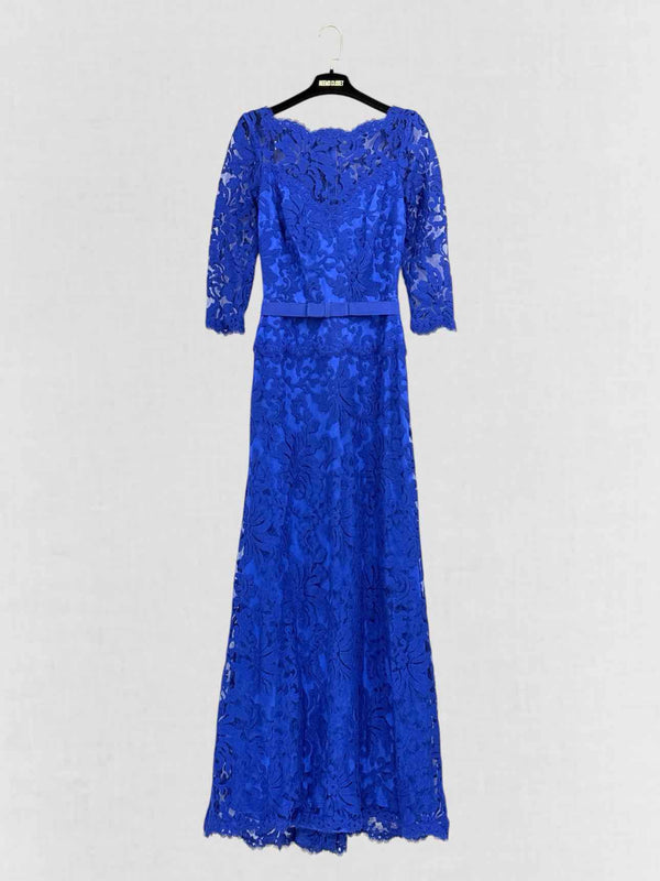 TADASHI SHOJI Blue Size US 2 Long Dress
