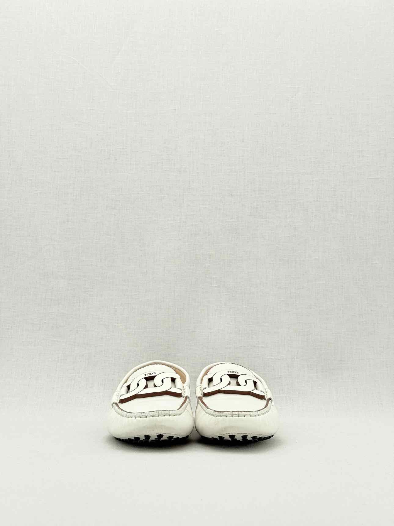 TOD'S Kate Off-white Size EU 35.5 Loafers