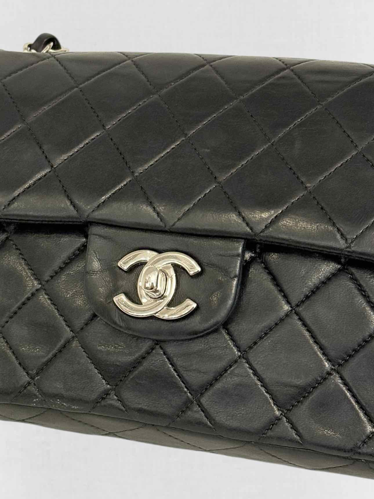 CHANEL Classic Double Flap Black Quilted Shoulder Bag