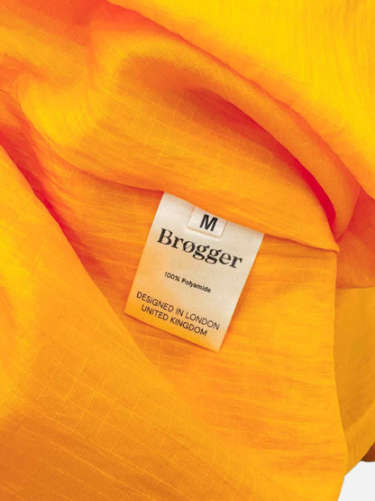 BROGGER Britta Sun Yellow Ruffled Midi Dress