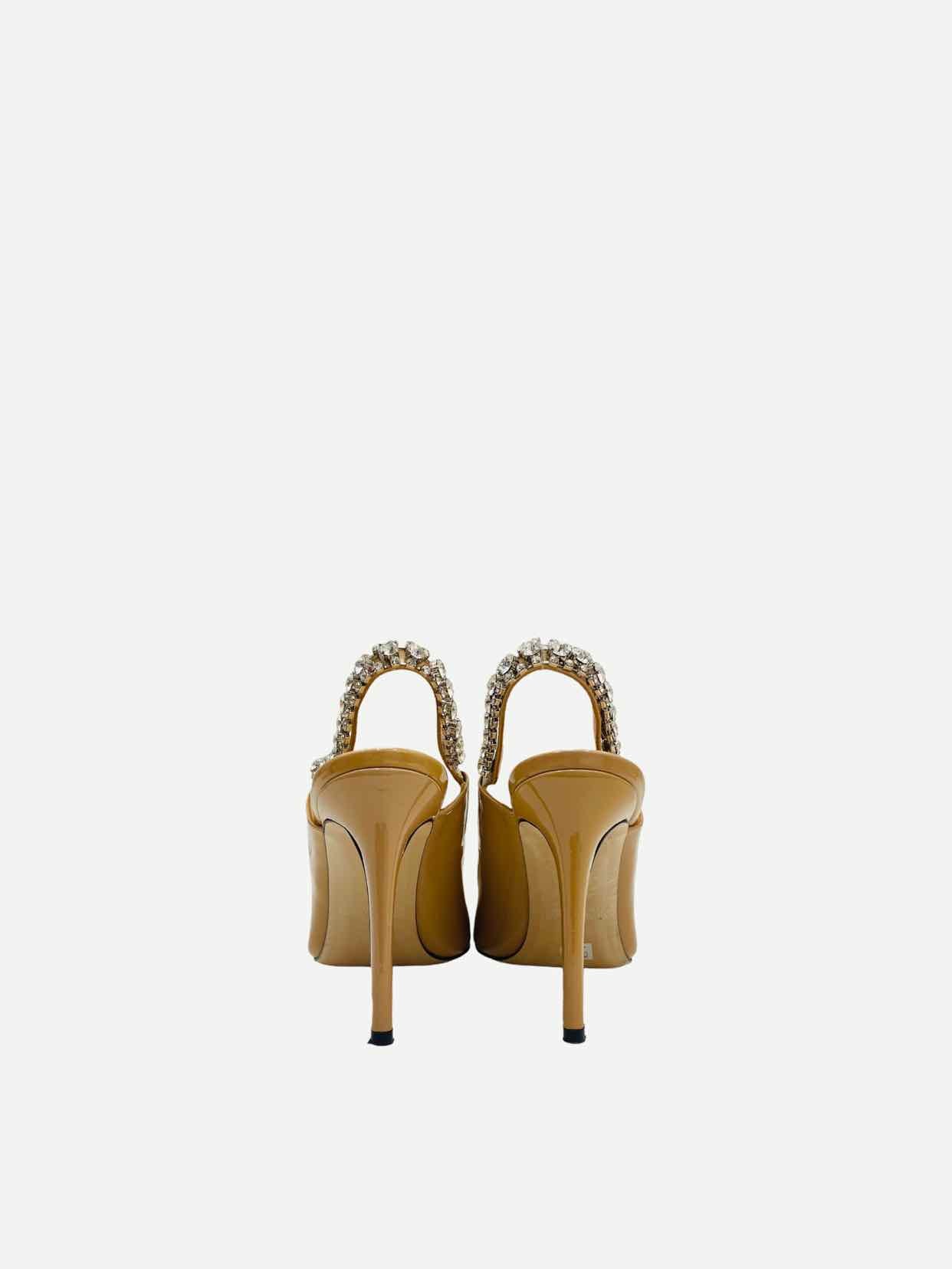 NIKO LANNI Beige Slingbacks