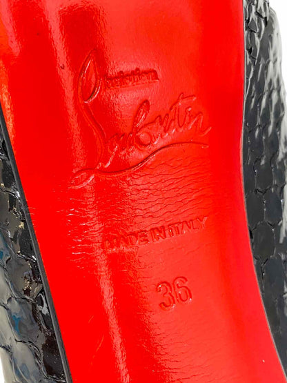 CHRISTIAN LOUBOUTIN Black Size EU 36 Pumps