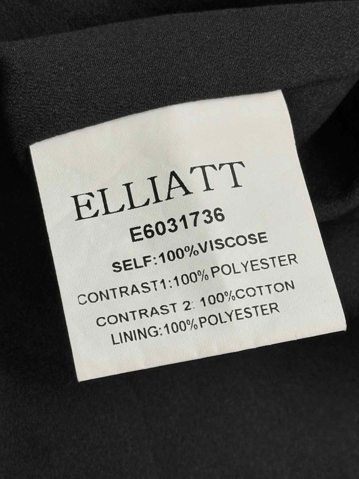 ELLIATT Black Size Medium Short Dress