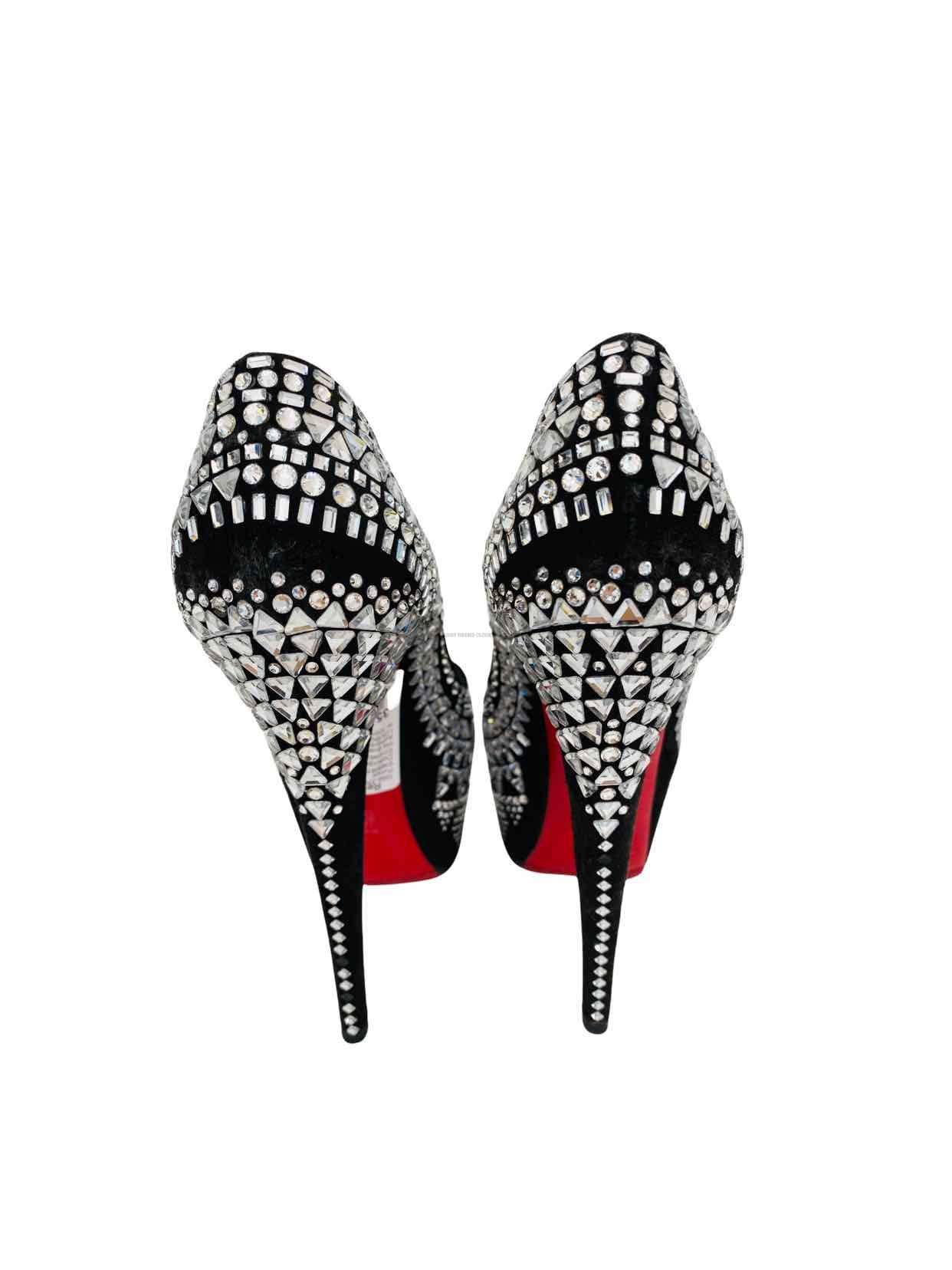 CHRISTIAN LOUBOUTIN Daffodile Black Pumps 35.5