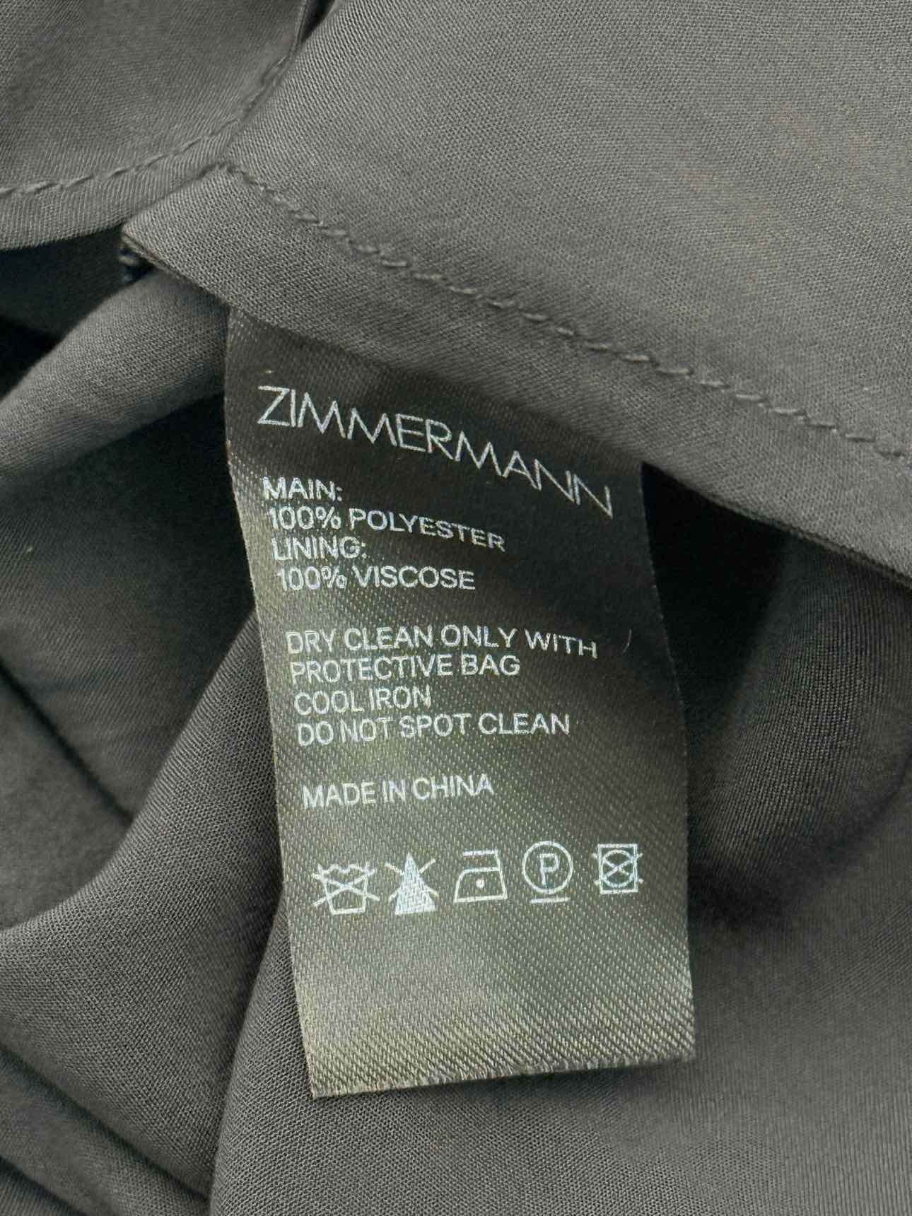 ZIMMERMANN Black & White Size Medium Camisole