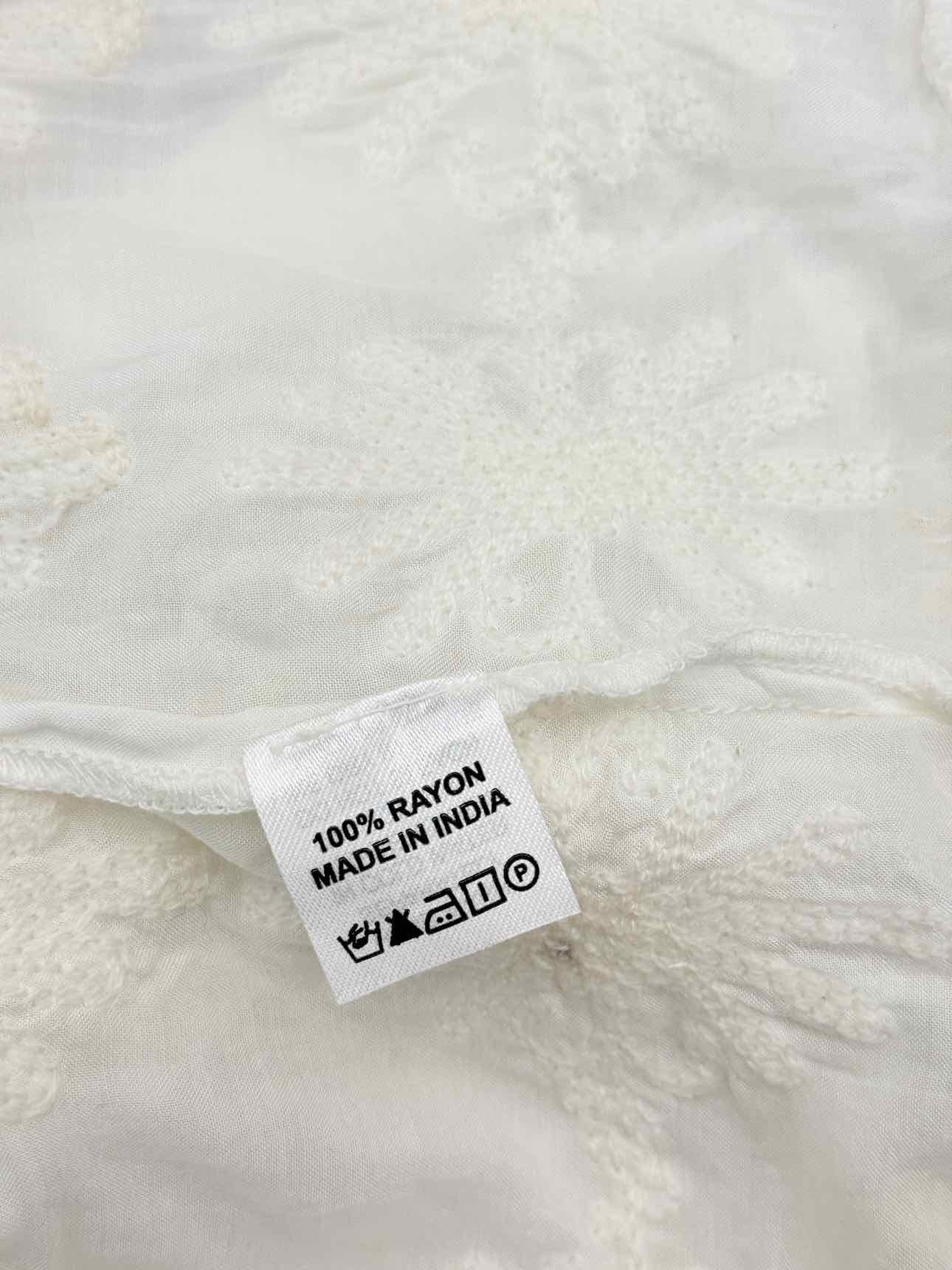 MELISSA ODABASH White Size Medium Short Dress
