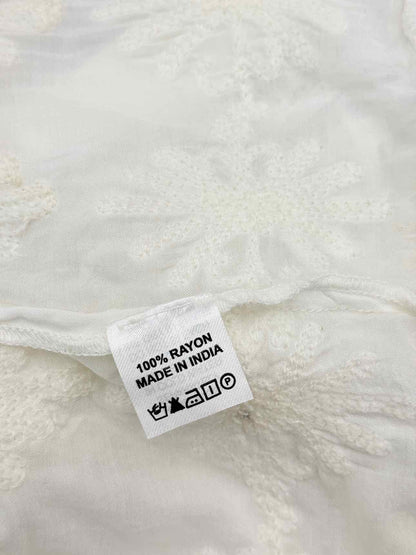 MELISSA ODABASH White Size Medium Short Dress