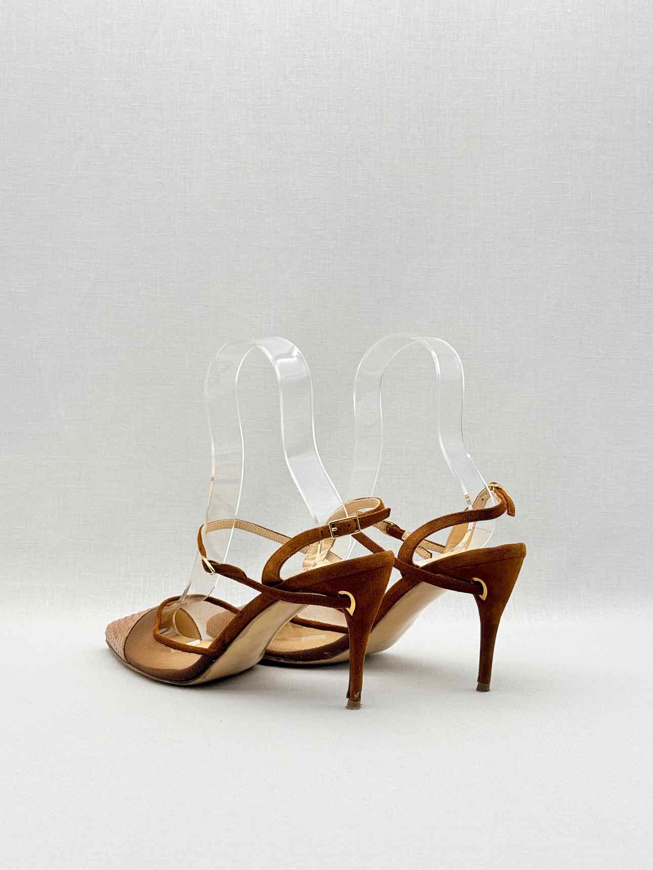 JENNIFER CHAMANDI Brown Size EU 37.5 Heeled Sandals