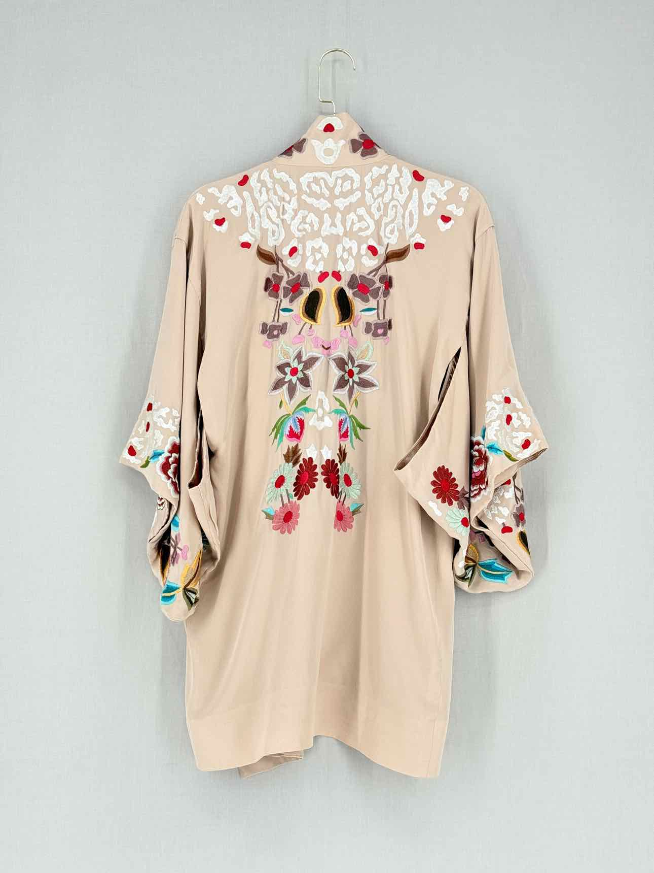 TEMPERLEY Kimono Beige Multicolor Size XSmall Top