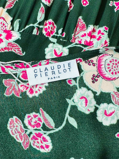 CLAUDIE PIERLOT Blouson Floral Size US 8 Short Dress