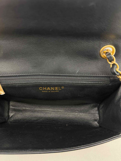 CHANEL In The City Black Quilted Top Handle