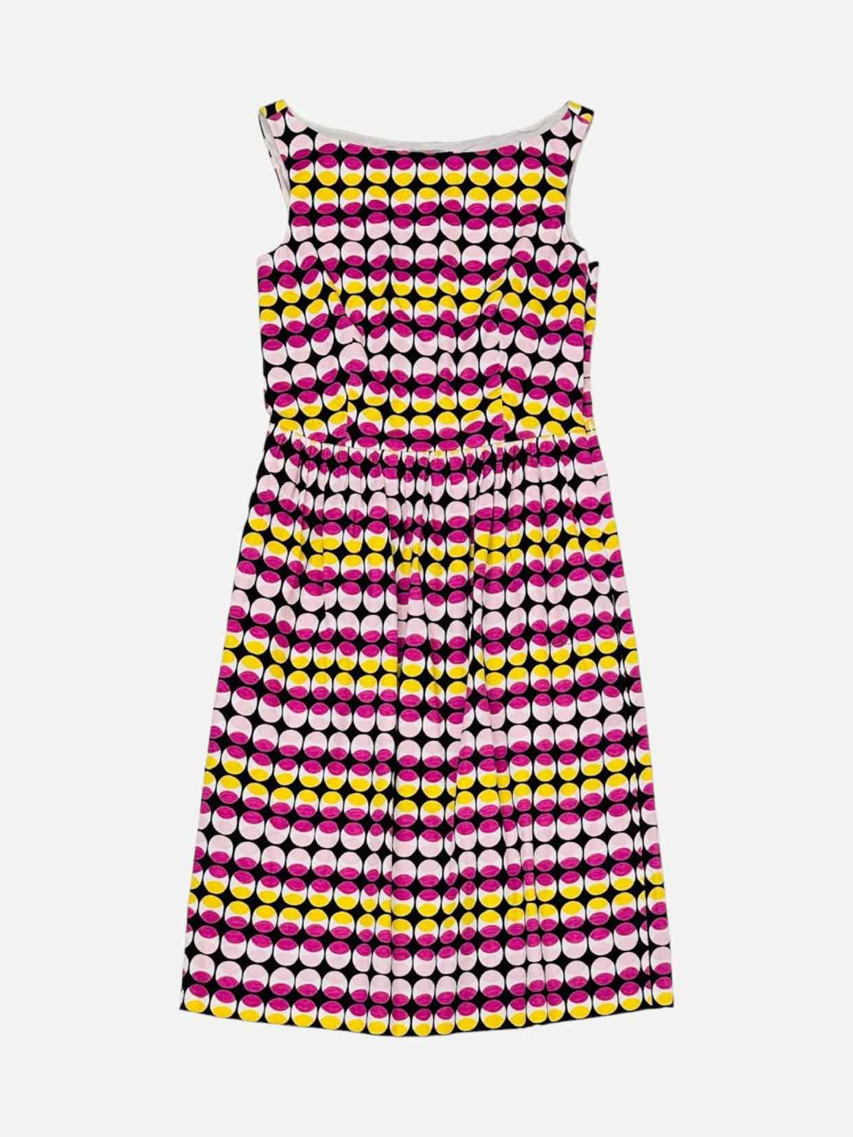 MAX MARA Sleeveless Pink Multicolor Knee Length Dress