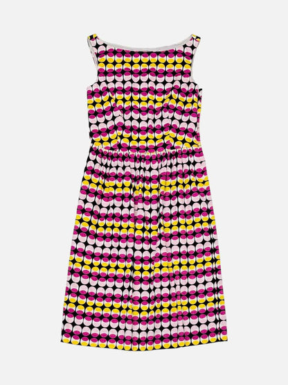 MAX MARA Sleeveless Pink Multicolor Knee Length Dress