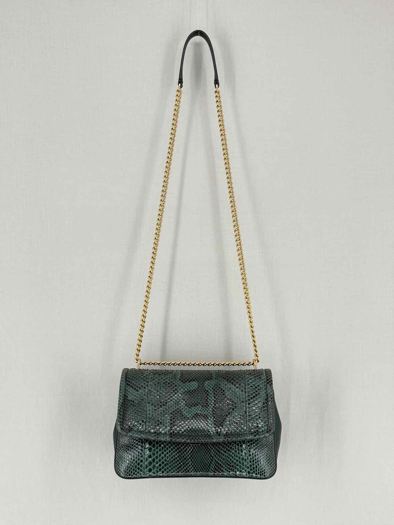 DOLCE & GABBANA Miss Margarita Green Shoulder Bag