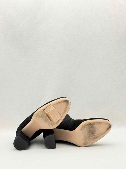 GIANVITO ROSSI Sock Black Size EU 37.5 Ankle Boots