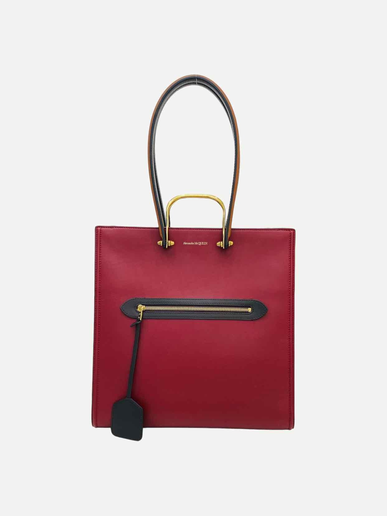 ALEXANDER MCQUEEN Toy Story Red & Black Top Handle