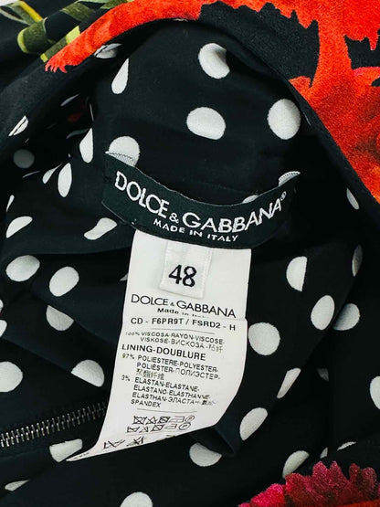 DOLCE & GABBANA Size US 12 Knee Length Dress