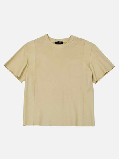 JOSEPH Perforated Beige Size US 4 T-shirt