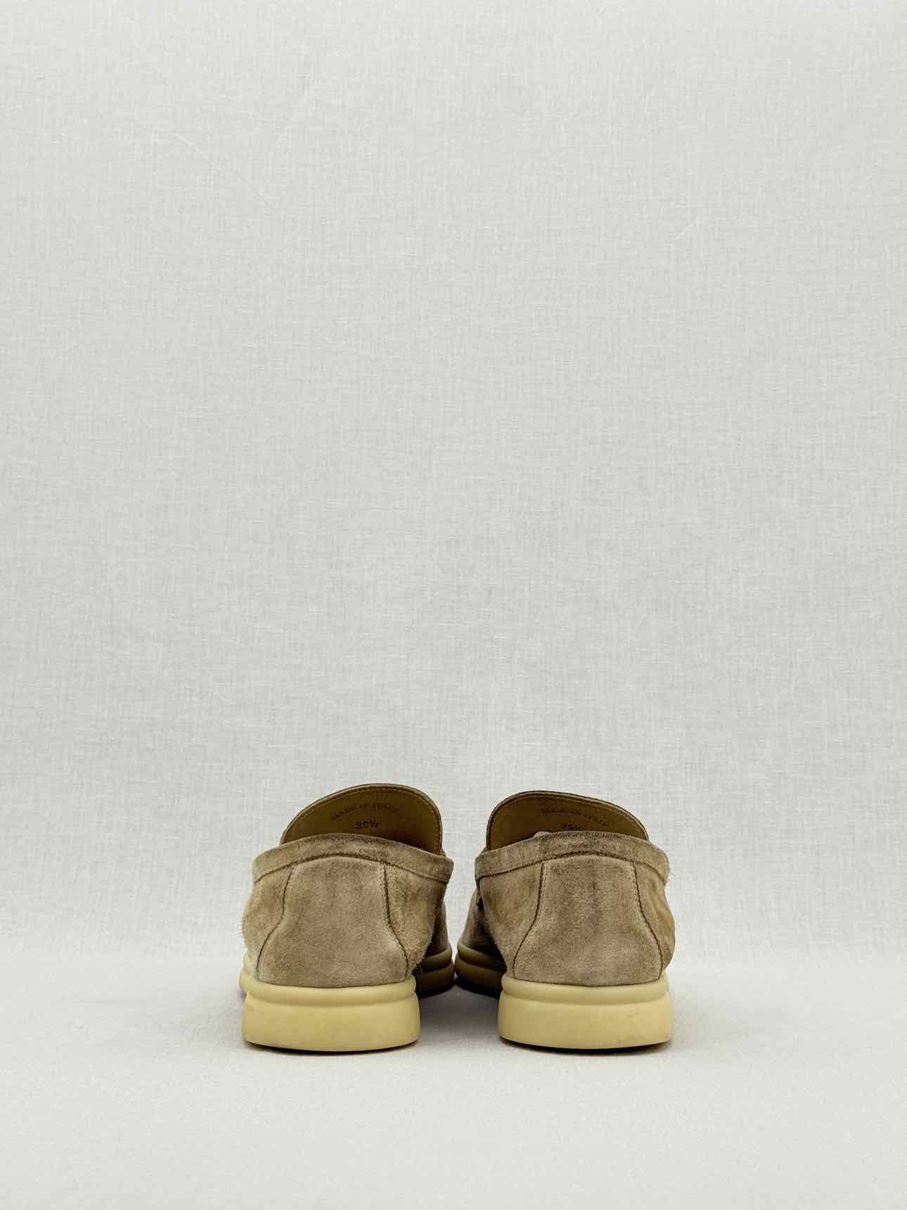 LORO PIANA Beige Size EU 39.5 Slip-ons