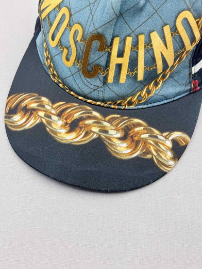 MOSCHINO COUTURE Blue Multicolor Cap