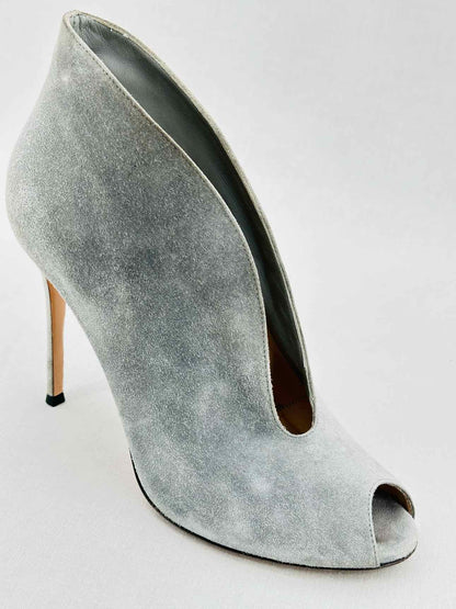 GIANVITO ROSSI Vamp Grey Size EU 42 Booties