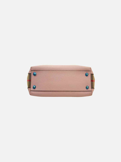 BURBERRY Dusky Pink Check Shoulder Bag