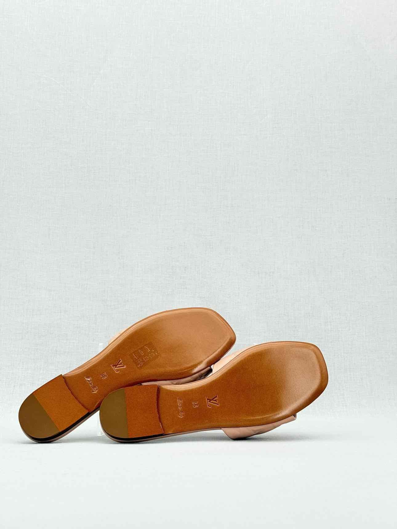 LOUIS VUITTON Revival Beige Size EU 38 Mules