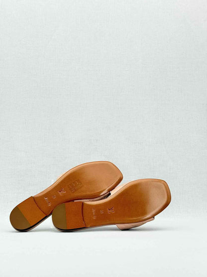 LOUIS VUITTON Revival Beige Size EU 38 Mules