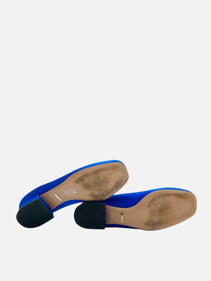 GUCCI GG Crystal Royal Blue Flats