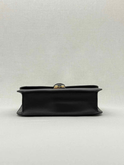 VALENTINO GARAVANI Glam Lock Black Shoulder Bag