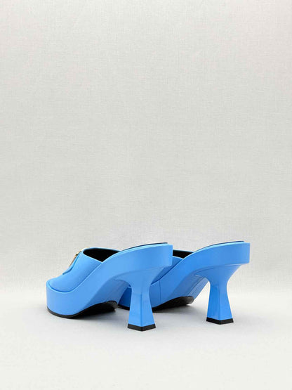 VERSACE Medusa Biggie Blue Size EU 37 Mules