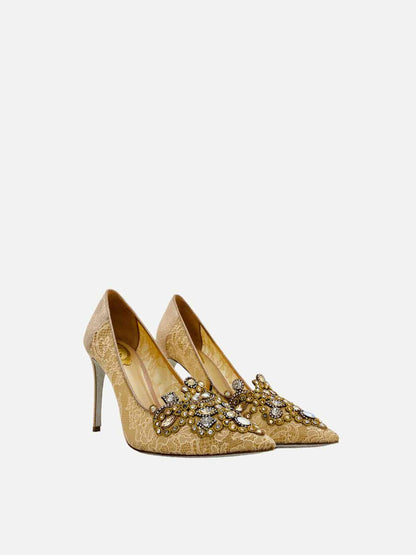 RENE CAOVILLA Beige Size EU 40.5 Pumps