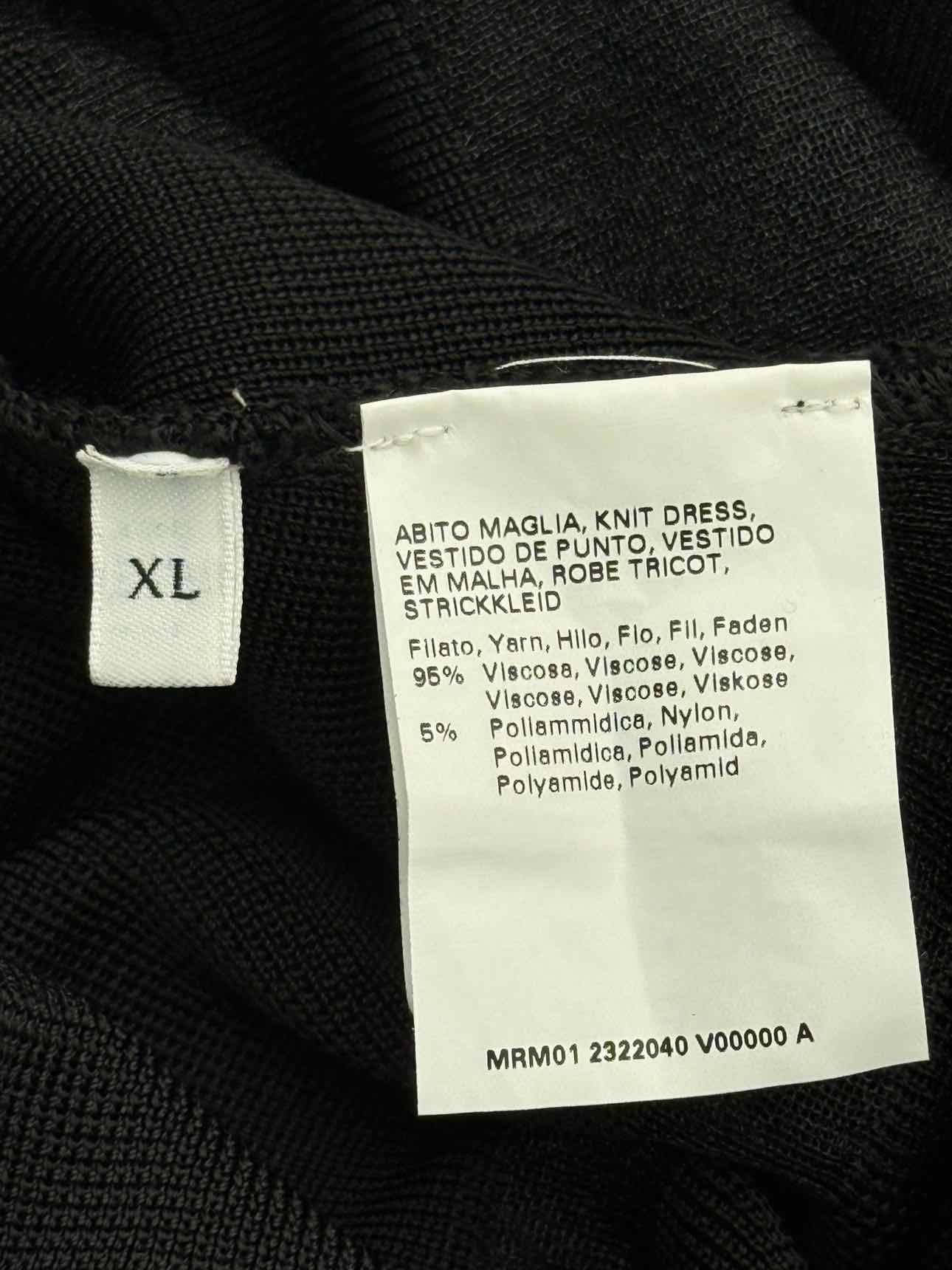 MARINA RINALDI Black Size XLarge Midi Dress