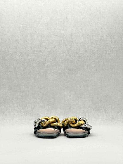 STELLA MCCARTNEY Falabella Green Size EU 36 Sandals