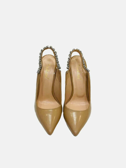 NIKO LANNI Beige Slingbacks