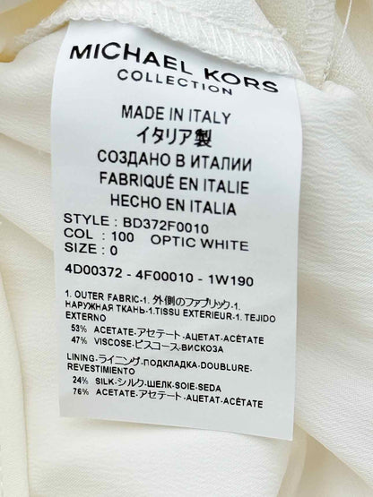 MICHAEL KORS Tuxedo White Size US 0 Jumpsuit