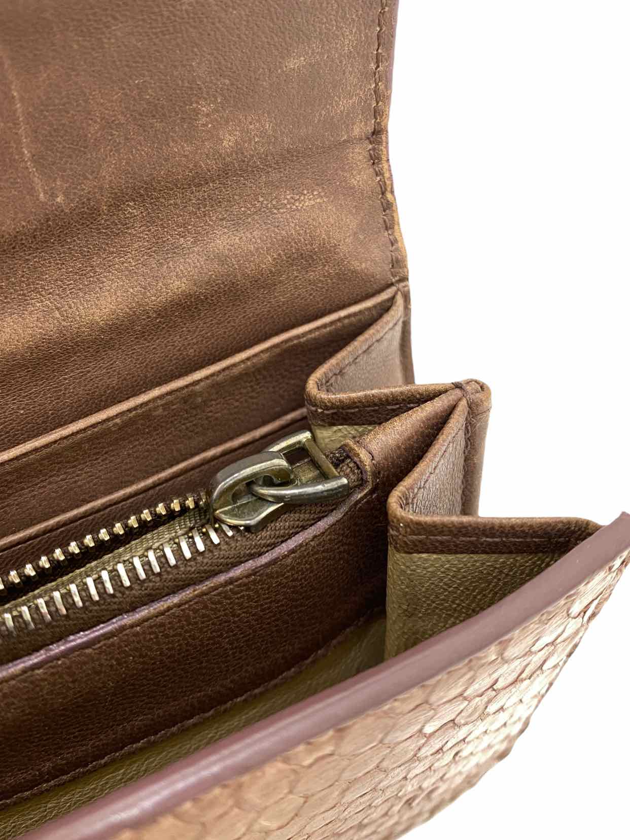 BOTTEGA VENETA Brown Continental Wallet