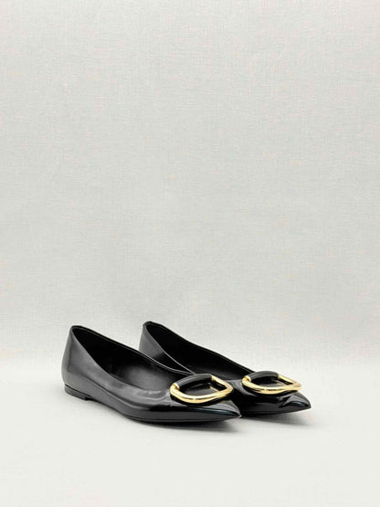 BURBERRY Black Size EU 37 Ballet Flats